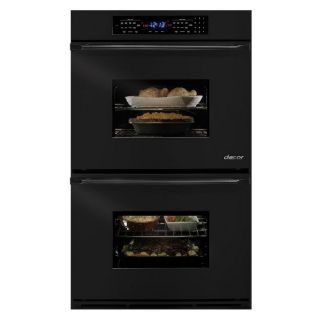 Dacor 30 in Self Cleaning Convection Double Electric Wall Oven (Black)