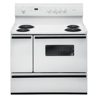Frigidaire 40 in Freestanding 3.7 cu ft Self Cleaning Electric Range (White)