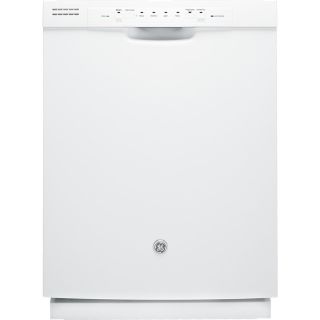 GE 24 in 55 Decibel Built In Dishwasher with Hard Food Disposer (White) ENERGY STAR
