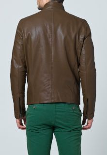 Selected Homme DRAKE   Leather jacket   brown