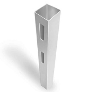 Barrette White Vinyl Fence End Post (Common 68 in; Actual 68 in)
