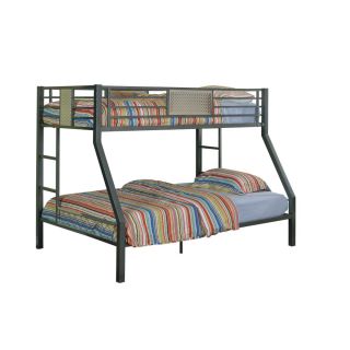 Powell Monster Charcoal Twin Over Full Bunk Bed