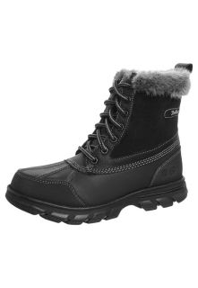 Skechers   TRAIL MIX HEATS   Lace up boots   black