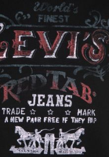 Levis® CAPS   Print T shirt   black