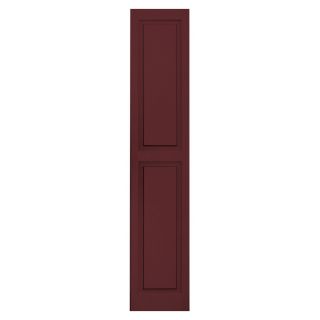 Vantage 2 Pack Cranberry Raised Panel Vinyl Exterior Shutters (Common 71 in x 14 in; Actual 70.5 in x 13.875 in)