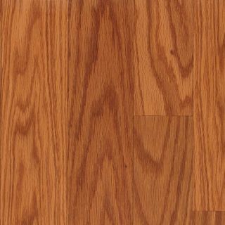 allen + roth 7.48 in W x 3.93 ft L Butterscotch Oak Smooth Laminate Wood Planks