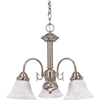 Ballerina 3 Light Brushed Nickel Chandelier