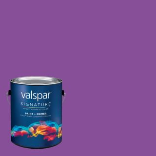 Creative Ideas for Color by Valspar 125.83 fl oz Interior Satin Grape Juice Latex Base Paint and Primer in One with Mildew Resistant Finish