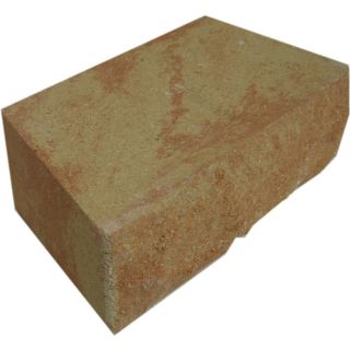 allen + roth Cassay Orange/Sand Chiselwall Retaining Wall Block (Common 12 in x 4 in; Actual 12 in x 4.1 in)