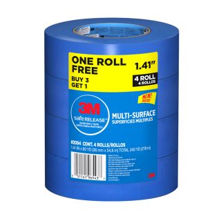 3M Safe Release 1.41 in x 180 ft Multi Surface Painters Tape