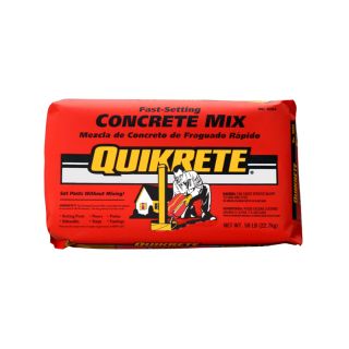 QUIKRETE 50 lbs Fast Setting Concrete Mix
