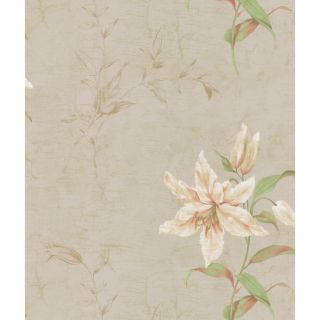 Brewster Wallcovering Ambiance Floral and Silhouette Wallpaper