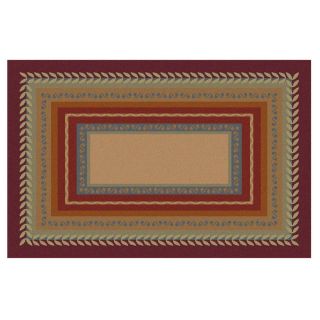 Shaw Living 30 in x 46 in Brick Artisan Accent Rug