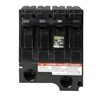 Square D Homeline 200 Amp Double Pole Circuit Breaker