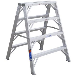 Werner 4 ft Aluminum Twin Step Ladder