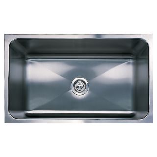 BLANCO Magnum 18 Gauge Single Basin Undermount Stainless Steel Kitchen Sink