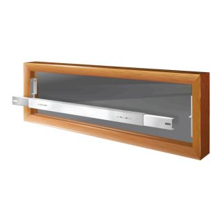 Mr. Goodbar A 6 in x 28 in White Removable Window Security Bar