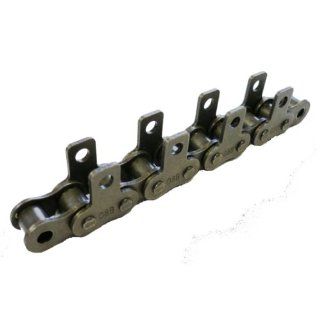 Roller chain with straight attachments 16 B 1 M1 2xp attachments slim version on both sides