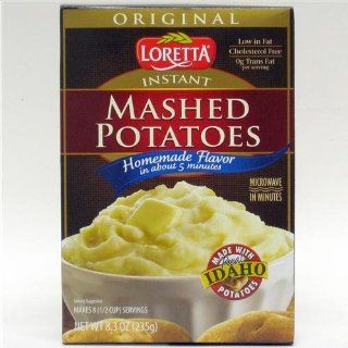 Loretta Instant Mashed Potatoes Case Pack 12  Prepared Potato Dishes  Grocery & Gourmet Food