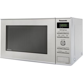 Panasonic 0.8 cu ft 950 Watt Countertop Microwave (Stainless Steel Front/Silver Body)