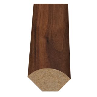 Style Selections 1 in x 94 in Brown Walnut Woodgrain Quarter Round Floor Moulding