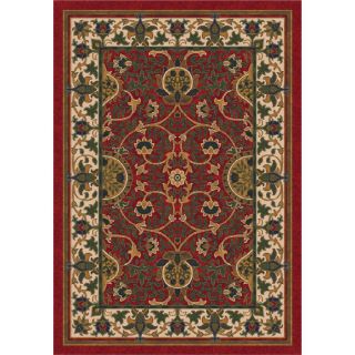 Milliken Sumero 5 ft 4 in x 7 ft 8 in Rectangular Red/Pink Transitional Area Rug