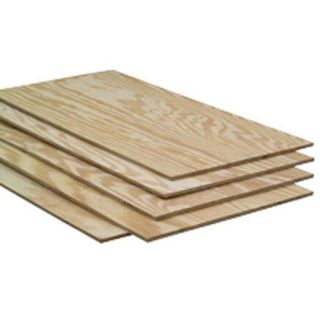 Pine Sheathing Plywood (Common 15/32 x 2 x 4; Actual 0.50 in x 24 in x 48 in)