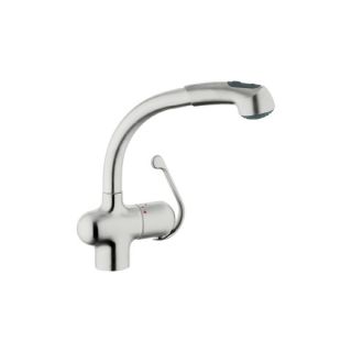 GROHE Ladylux Plus Stainless Steel Pull Out Kitchen Faucet