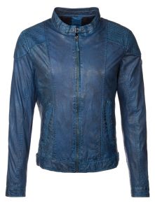 Gipsy   GASTON   Leather jacket   blue