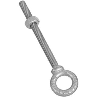 Stanley National Hardware 1/3 in   16 x 5.74 in Galvanized/Uncoated Forged Steel Shoulder Eye Bolt with Hex Nut