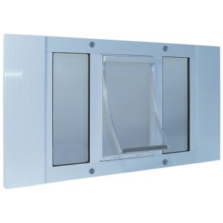 Ideal Pet Products Large White Aluminum Window Pet Door