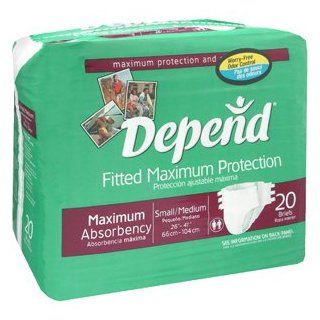 PACK OF 3 EACH DEPEND FIT BRF MAX PRO MD 4/Case x 3 20EA PT#3600019740 Health & Personal Care