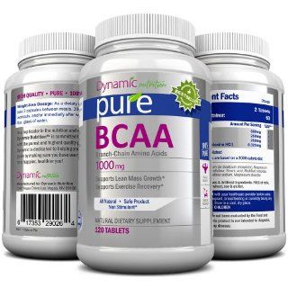 BCAA Amino Acids   Aids in Weight Loss, Building Lean Muscle Mass, and Muscle Recovery, Contains L Leucine, L Isoleucine, and L Valine, 1000mg Tablets. Works Excellant with Pure White Kidney Bean Extract. Manufactured in a USA Based GMP Organic Certified F