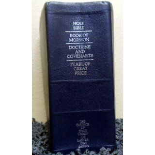 LDS Mormon Mini Quad Indexed Scripture Set 6" Tall by 4" Wide Contains Holy Bible, Book of Mormon, Doctrine and Covenants, and Pearl of Great Price Joseph Smith Jr. The Church of Jesus Christ of Latter Day Saints Books