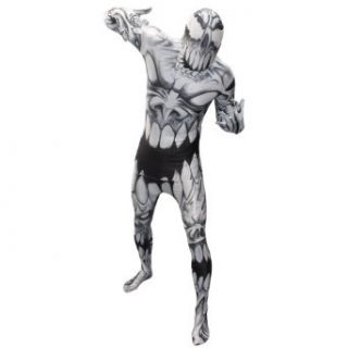 Morphsuits Monster Mouth, Black/Grey/White, Plus Skinsuit Clothing