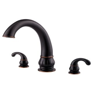 Pfister Treviso Tuscan Bronze 2 Handle Fixed Deck Mount Tub Faucet