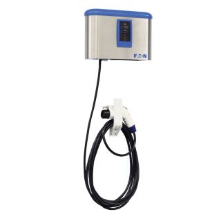 Eaton RLC EVSE Level 2 30 Amp Wall Mounted Single Electric Car Charger
