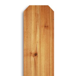Western Red Cedar Dog Ear Wood Fence Picket (Common 5/8 In x 5 1/2 In x 72 in; Actual 0.575 in x 5.5 in x 72 in)