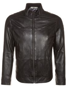 BOSS Orange   JIPS   Leather jacket   black