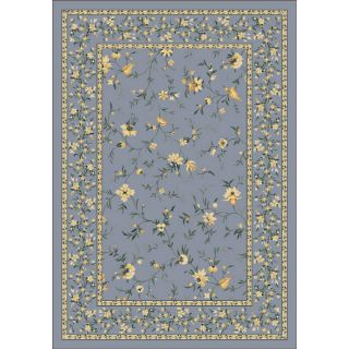 Milliken Hampshire 5 ft 4 in x 7 ft 8 in Rectangular Blue Transitional Area Rug