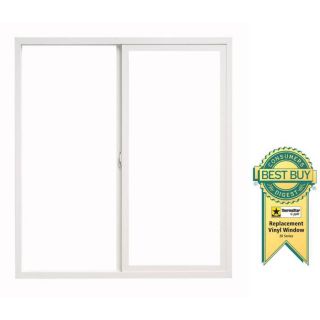 ThermaStar by Pella 20 Series Right Operable Vinyl Double Pane Replacement Sliding Window (Fits Rough Opening 47.75 in x 35.75 in; Actual 47.5 in x 35.5 in)
