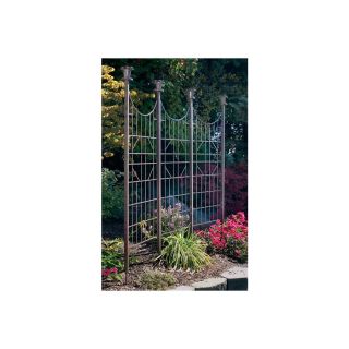 H. Potter 76 in x 84 in Charcoal Brown Outdoor Privacy Screen