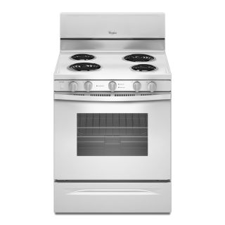 Whirlpool 30 in Freestanding 4.8 cu ft Self Cleaning Electric Range (White)