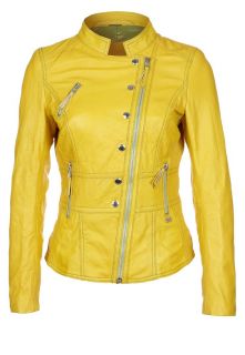 Freaky Nation   Leather jacket   yellow