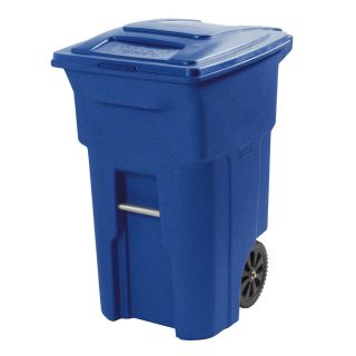 Toter 64 Gallon Blue Indoor/Outdoor Garbage Can
