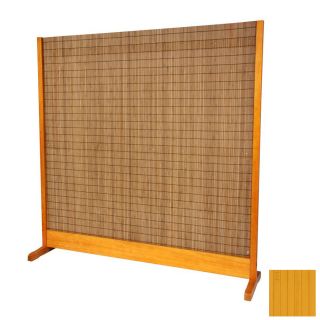 Oriental Furniture 1 Panel Honey Indoor Privacy Screen