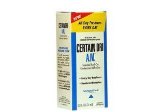 Certain Dri A.M. Antiperspirant Roll On Scented Underarm Refresher   2.5 Oz Health & Personal Care