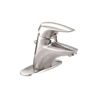 American Standard Ceramix Polished Chrome 1 Handle Single Hole WaterSense Bathroom Sink Faucet (Drain Included)
