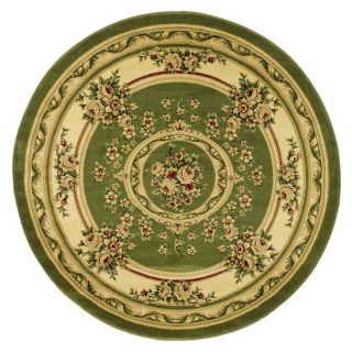 Safavieh Lyndhurst 5 ft 3 in x 5 ft 3 in Round Green Transitional Area Rug