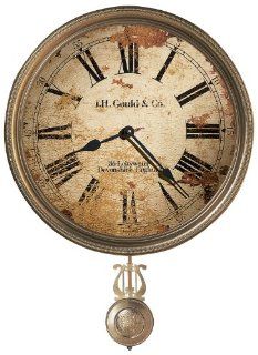 Howard Miller 620 441 J.H. Gould & Co. III Wall Clock   Brass Wall Clock
